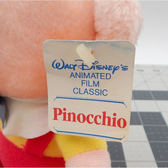 Pinocchio Walt Disney Animated Film Class Soft Plush 8 Inch Stuffed Toy W Tag - Picture 6 of 13